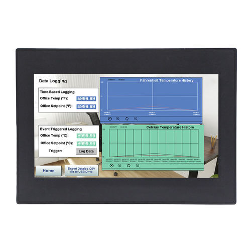 IHM à écran tactile résistif - HMC4101A-M - Maple Systems - encastrable / 1024 x 600 / RISC