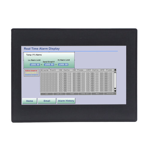 IHM à écran tactile résistif - HMC4070A-M - Maple Systems - encastrable / 1024 x 600 / RISC