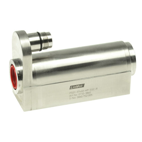 Moteur linéaire DC - SSCP P01-37 series - Linmot - châssis en acier inoxydable / haute performance / refroidi