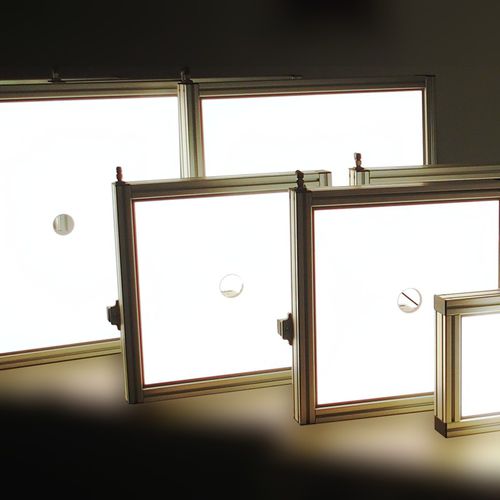 Éclairage de vision industrielle frontal - HCL-LEF-C series - VEA Srl - rectangulaire / à LED / blanc