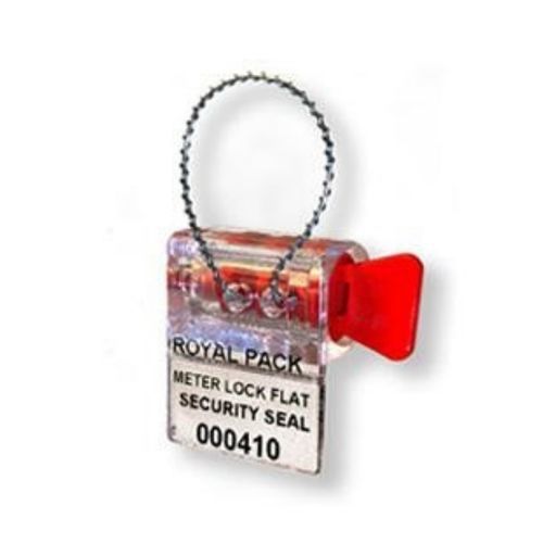 Scellé de sécurité en polycarbonate - METER LOCK FLAT - ROYAL PACK - pour extincteur