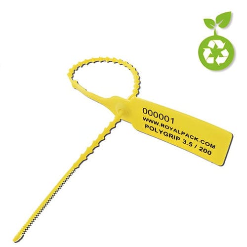 Scellé de sécurité en polypropylène - Poly Grip - ROYAL PACK - pour container / pour sac / pour l'industrie du transport