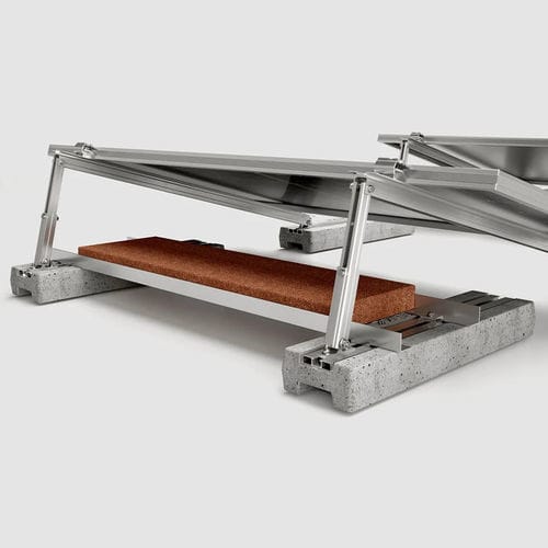 Système de montage solaire pour toit-terrasse - UNILINK - Contact Italia srl - en aluminium