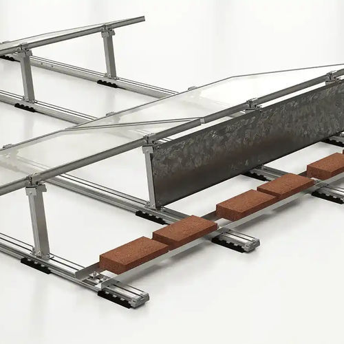 Système de montage solaire pour toit-terrasse - SPIDERNET - Contact Italia srl - pour des installations horizontales