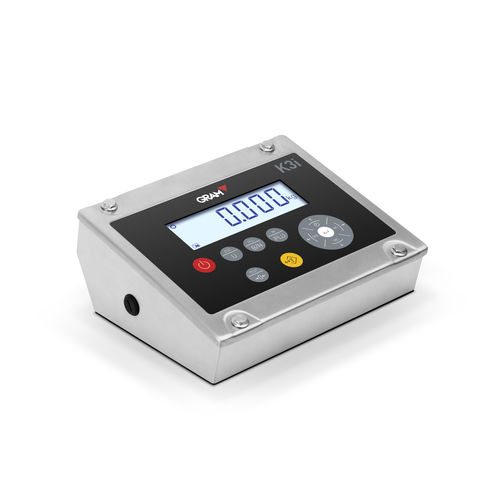 Indicateur de pesage affichage LCD - Gram K3i - Gram Group - encastrable / benchtop / étanche