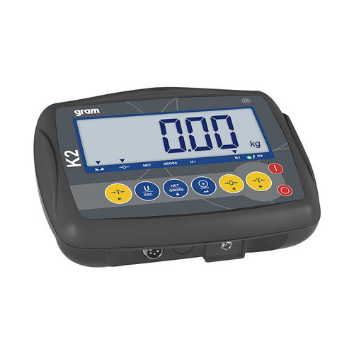 Indicateur de pesage affichage LCD - Gram K2 - Gram Group - benchtop / mural / avec batterie