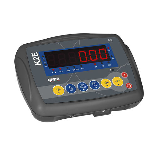 Indicateur de pesage affichage à LED - Gram  K2E  - Gram Group - encastrable / mural / RS-232