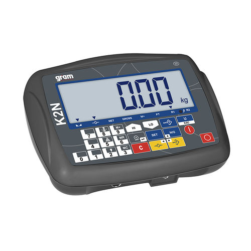 Indicateur de pesage affichage LCD - Gram  K2N  - Gram Group - encastrable / mural / multifonction