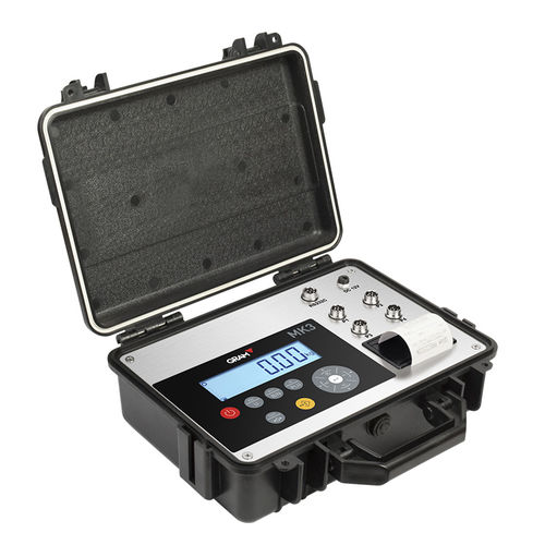 Indicateur de pesage avec imprimante intégrée - Gram MK3 Printer Indicator - Gram Group - affichage LCD / portable / avec batterie