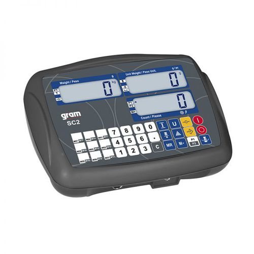 Indicateur de pesage affichage LCD - Gram SC2  - Gram Group - encastrable / RS-232 / à distance