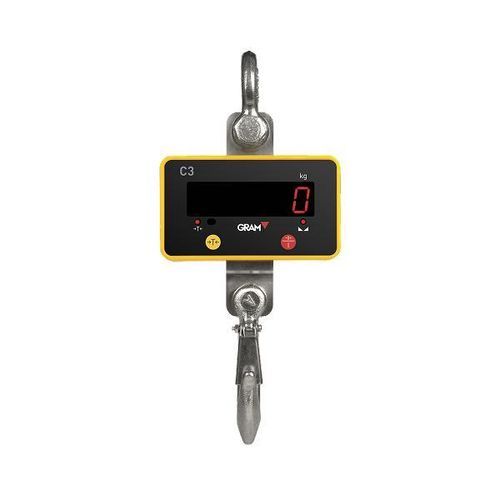 Crochet peseur numérique - Accurex C3 - GRAM - avec afficheur à LED / avec batterie rechargeable