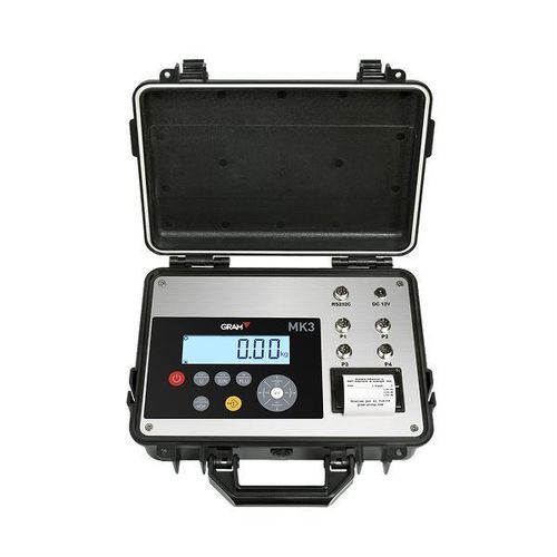 Indicateur de pesage avec imprimante intégrée - GRAM MK3 Printer Indicator - GRAM - affichage LCD / portable / avec batterie