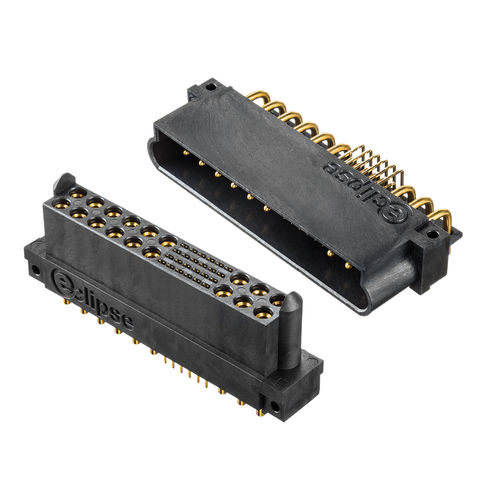 Connecteur d'alimentation électrique - EC Series - Positronic Industries - PCB / rectangulaire / femelle