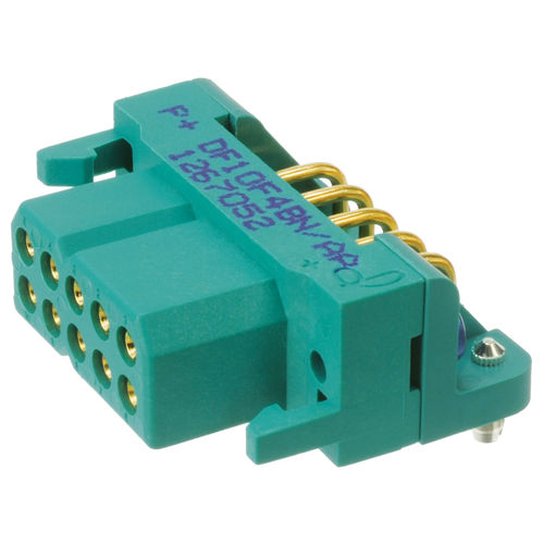 Connecteur hybride - DF Series - Positronic Industries - PCB / rectangulaire / femelle