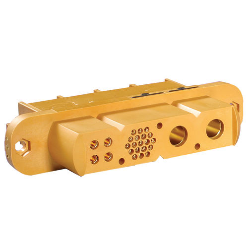 Connecteur hybride - GG Series - Positronic Industries - rectangulaire / femelle / multipolaire