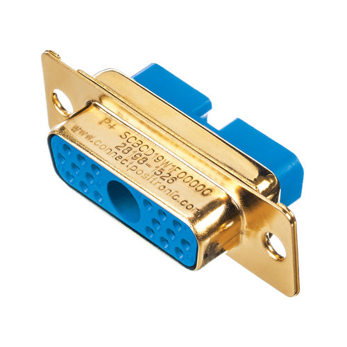 Connecteur D-Sub - SCBCD Series - Positronic Industries - d'alimentation électrique / RF / hybride