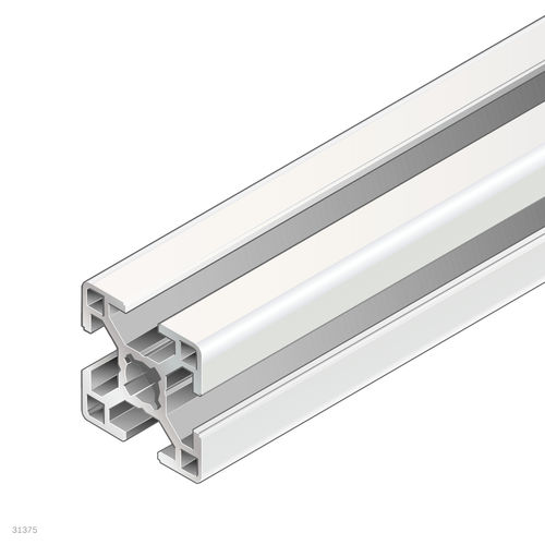 Profilé en aluminium anodisé - 3842557206 - Bosch Rexroth - Assembly Technology - rectangulaire / ouvert