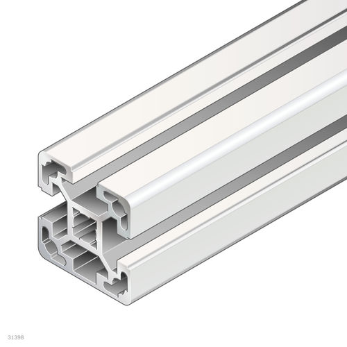 Profilé en aluminium anodisé - 3842529367 - Bosch Rexroth - Assembly Technology - rectangulaire / ouvert