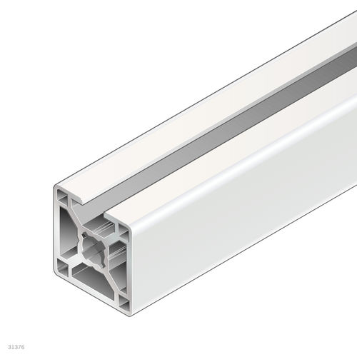 Profilé en aluminium anodisé - 3842557208 - Bosch Rexroth - Assembly Technology - à section rectangulaire / ouvert