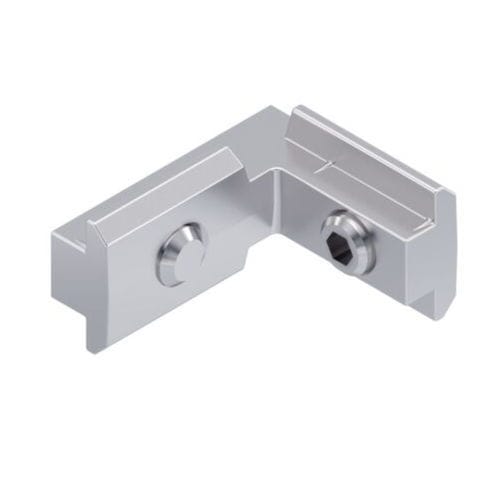 Équerre de fixation pour profilé aluminium - 3842535572 - Bosch Rexroth - Assembly Technology - en acier galvanisé / interne