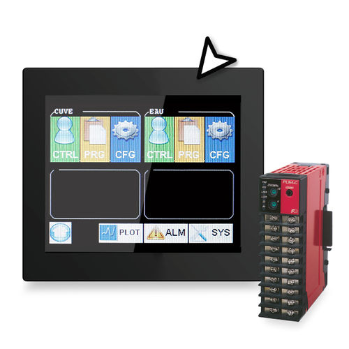 Contrôleur de température avec écran tactile - Control Pack - FUJI ELECTRIC France - multi-boucles / PID / programmable
