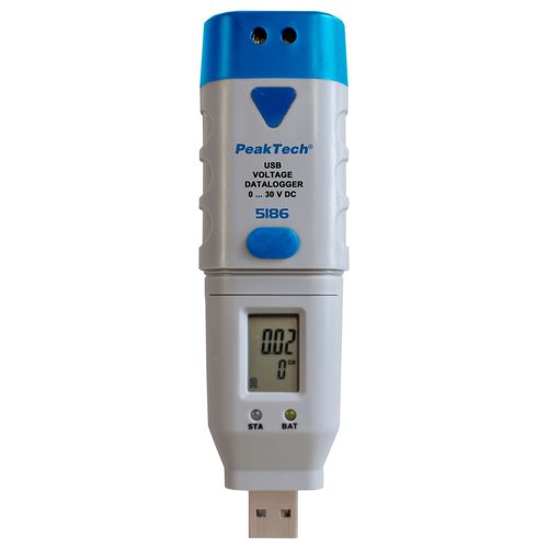 Datalogger de tension - PeakTech® P 5186 - Peaktech - USB / avec afficheur LCD / portable