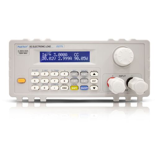 Charge électronique DC - PeakTech® P 2275 - Peaktech - programmable / avec interface USB