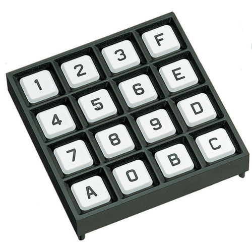 Clavier numérique 12 touches - 83 series - Grayhill - 16 touches / encastrable