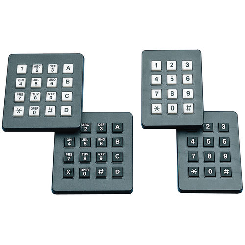 Clavier encastrable - 96 series - Grayhill - à touches mécaniques / 16 touches / 12 touches