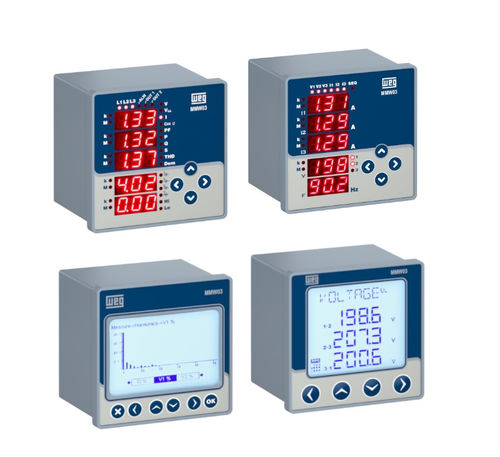 Appareil de mesure de puissance multimètre - MMW03 - WEG Gear Systems GmbH - numérique / monophasé / triphasé