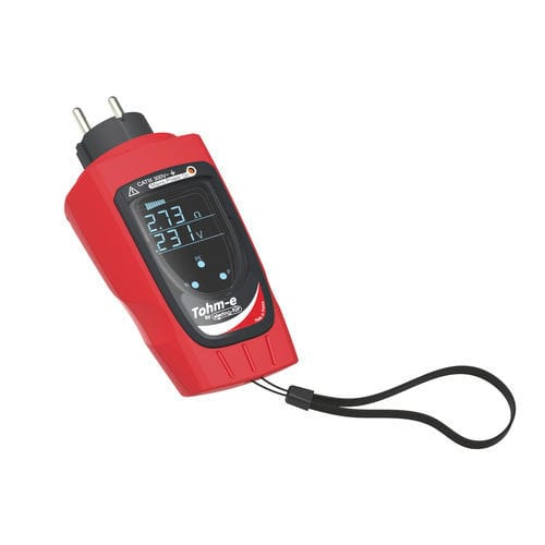 Testeur de boucle - TE-FR100 - ELECTRO PJP - de résistance de terre / d'installation électrique / pour prise de courant