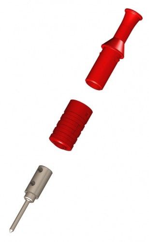 Pointe de touche électrique - ø 2 mm, 300 V, 36 A | 1063-d2 - ELECTRO PJP