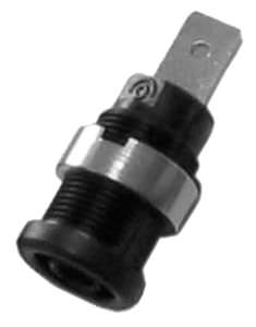 Fiche banane femelle - ø 4 mm, 600 - 1 000 V, 2.36 A | 3266 - ELECTRO PJP