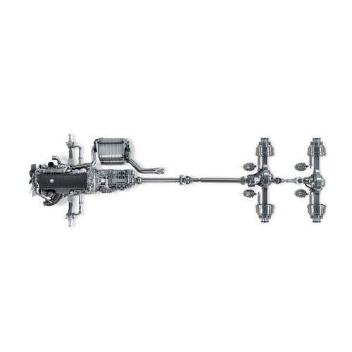 Système de transmission avec essieu - Detroit demand performance - pour camion