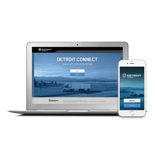 Suite logicielle de gestion de flotte de véhicules - Detroit Connect® - Detroit demand performance - de gestion de performance / de gestion de carburant / d'analyse de performance