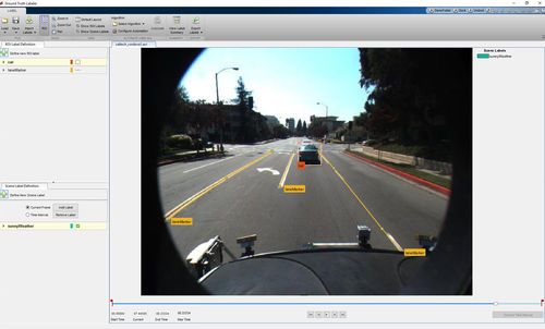 Logiciel de conception - Automated Driving System Toolbox™ - The MathWorks - de test / d'étiquetage / automatisé