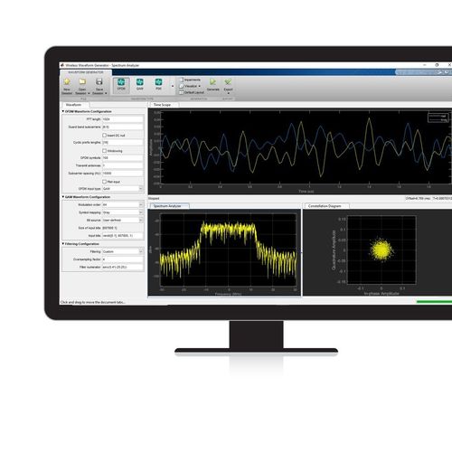 Logiciel d'analyse - Communications System Toolbox™ - The MathWorks - de simulation / de conception / de communication