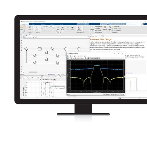Logiciel de simulation - DSP System Toolbox™ - The MathWorks - de visualisation / de conception / de prototypage rapide