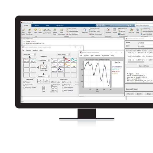 Logiciel de modélisation de systèmes dynamique - System Identification Toolbox™ - The MathWorks - de process