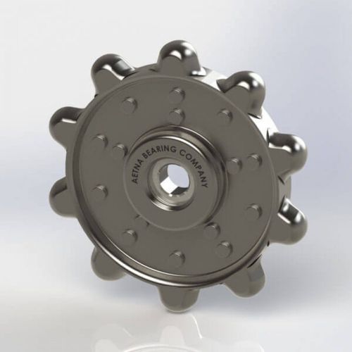 Pignon de chaîne - AG2 series - AETNA - à denture droite / en acier / libre