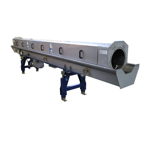 Bac de calibrage pour tuyaux - VR series - Baruffaldi Plastic Technology - en acier inoxydable