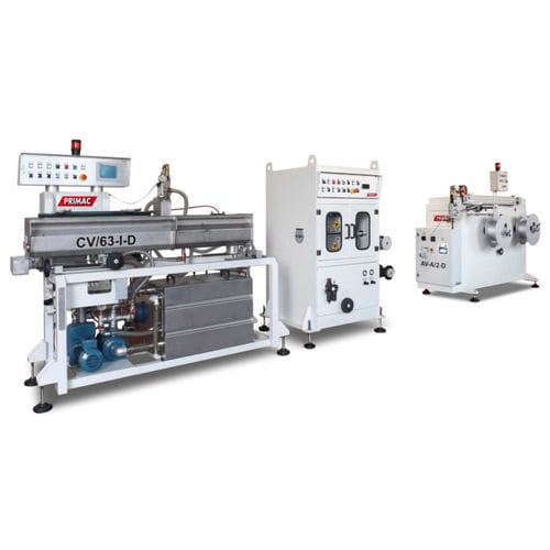 Ligne de production de bobine - Baruffaldi Plastic Technology - de produits alimentaires / de tubes / automatique