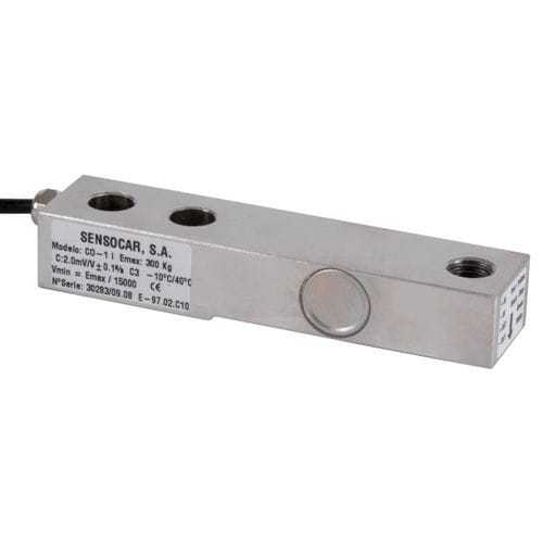 Capteur de force en cisaillement - CO-1 - SENSOCAR - type poutre / par jauge de contrainte / 2 mV/V