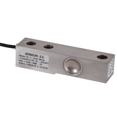 Capteur de force en cisaillement - TA-1 - SENSOCAR - type poutre / par jauge de contrainte / 2 mV/V