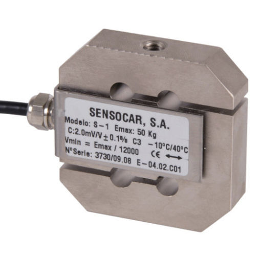 Capteur de force en traction compression - S-1 - SENSOCAR - en S / par jauge de contrainte / 2 mV/V