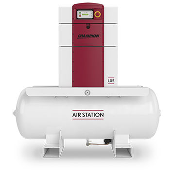 Compresseur à vis - L series - Champion Pneumatic - rotatif / d'air / électrique
