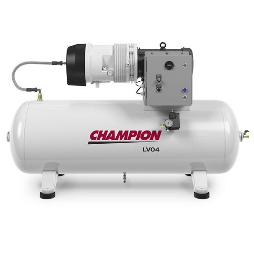 Compresseur à palettes - LV/LVR series - Champion Pneumatic - d'air / électrique / stationnaire