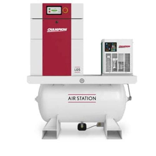 Compresseur à vis - L series - Champion Pneumatic - rotatif / d'air / électrique