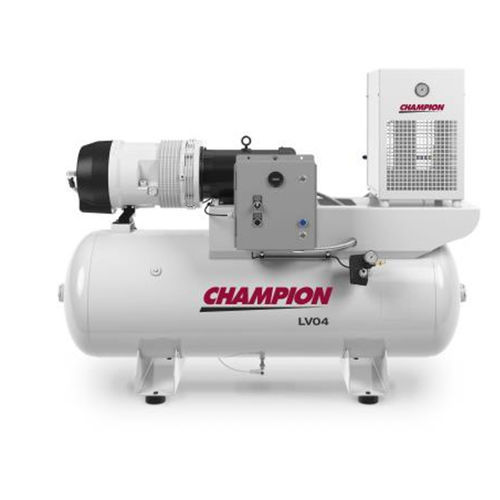 Compresseur à palettes - LV/LVR series - Champion Pneumatic - d'air / électrique / stationnaire