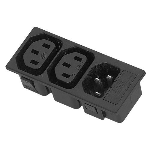 Connecteur d'alimentation électrique - 44R01 Series - MPE-GARRY - Socket / rectangulaire / mâle-femelle